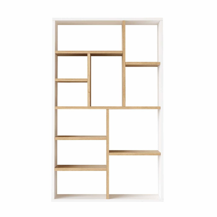 Hanah Home Kor1-Sw Estantería Natural y Blanco